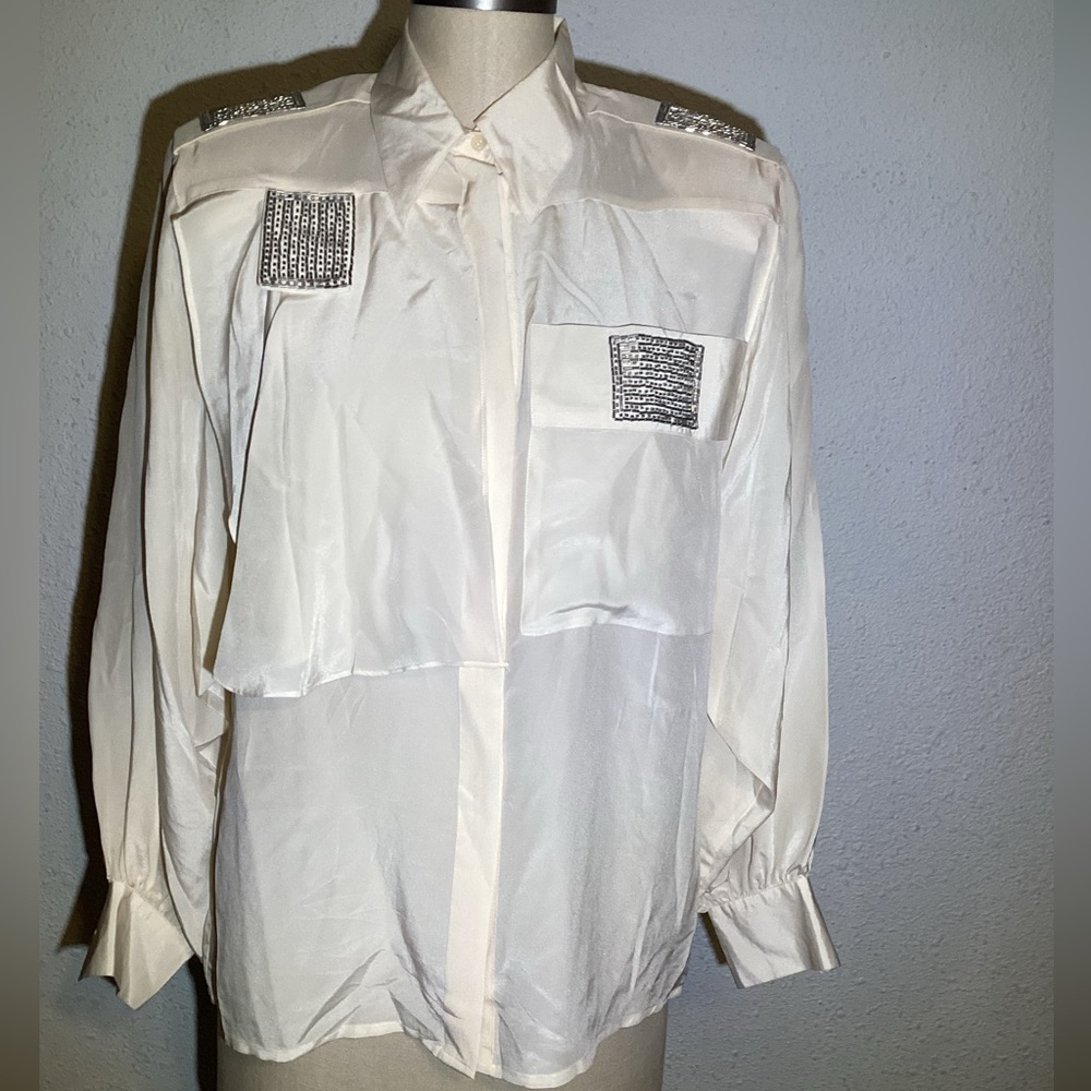 I.B diffusion 100% silk blouse 6